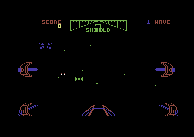 Star Wars title screen for Commodore 64